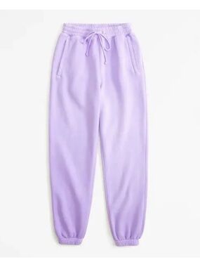 Abercrombie and Fitch Lavender Sunday Jogger Sweatpant Medium